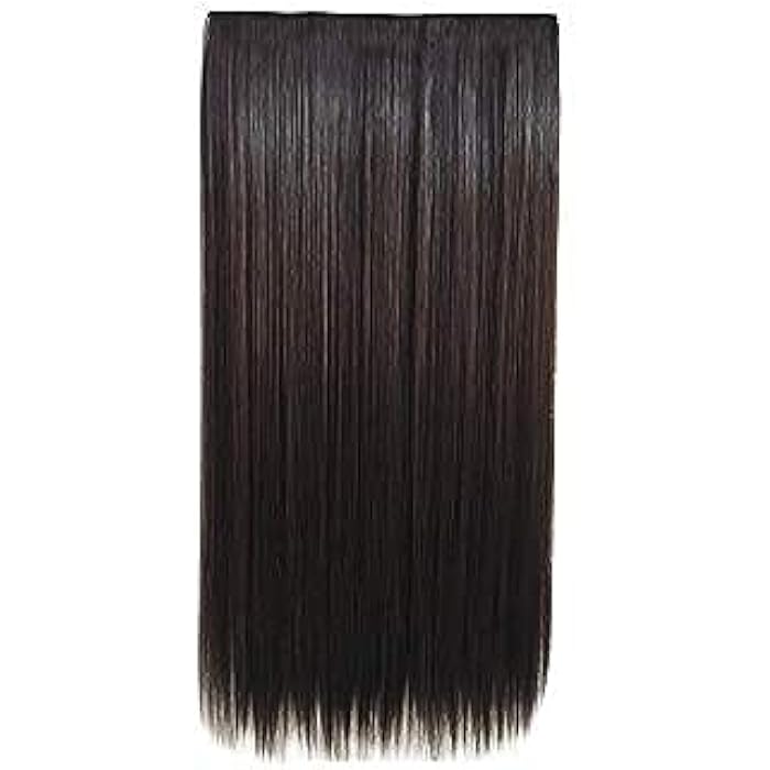DILLARDS 5 Pcs Women's Wig Vogue Brown Straight Long Pattern Extension Accessory - Image 2